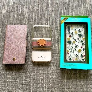 Three Kate Spade iPhone X/XS Cases